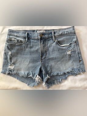 FRAME Le Cutoff Denim Shorts